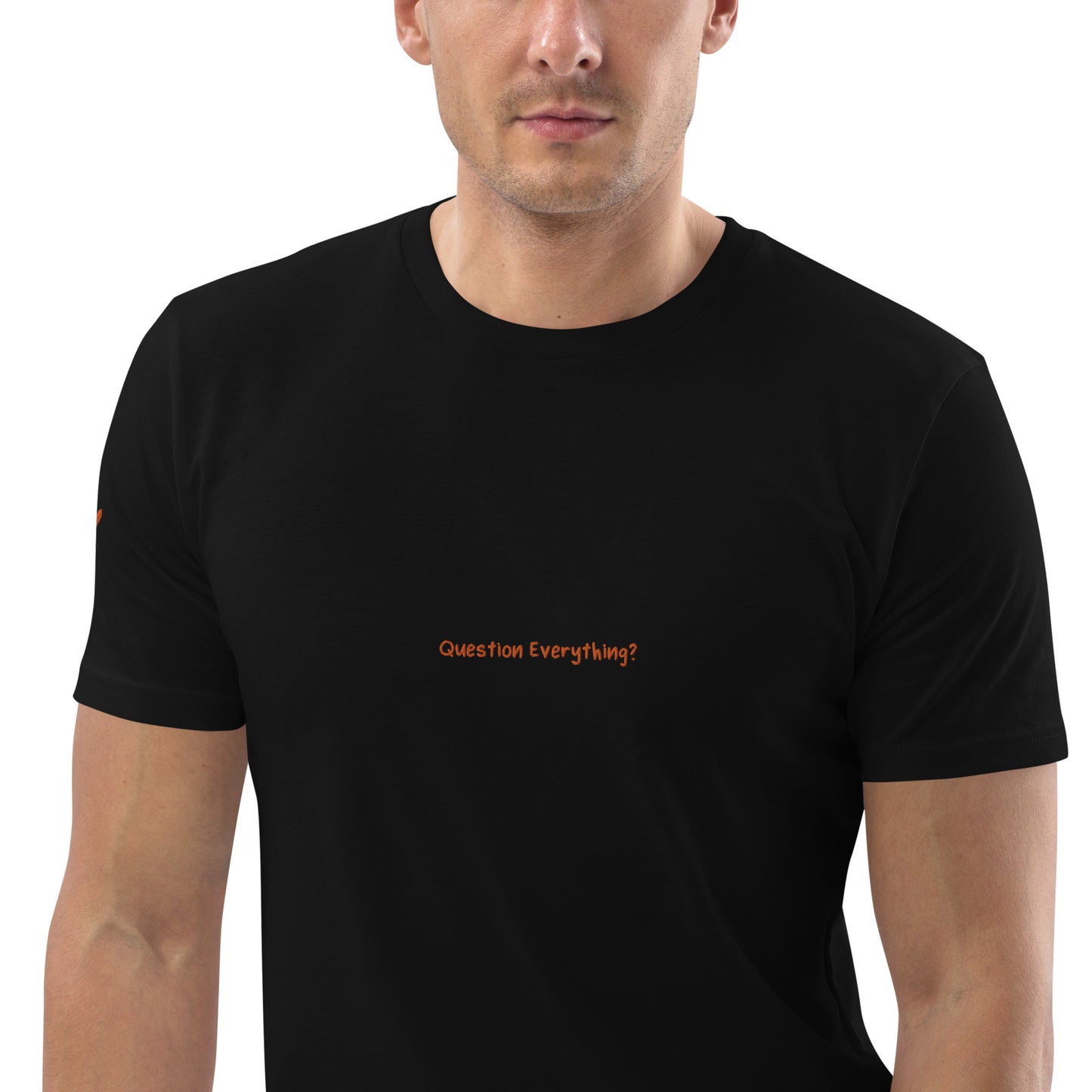 "Question Everything" organic cotton t-shirt - Limited Edition 1 of 1