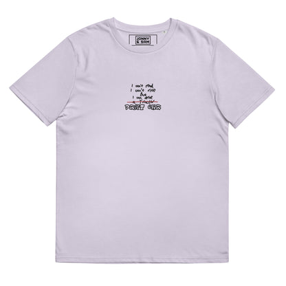 "I can drive a drift car" - organic cotton t-shirt