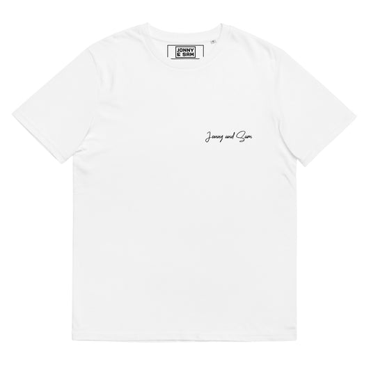 Jonny and Sam organic cotton t-shirt